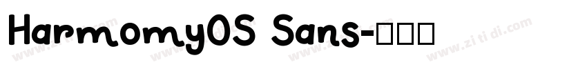 HarmomyOS Sans字体转换